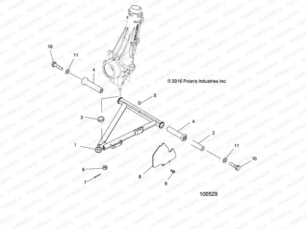 SUSPENSION | SUSPENSION, A-ARM and STRUT MOUNTING - A18DAA50B7 (100529)