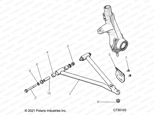 SUSPENSION | SUSPENSION, A-ARM and STRUT MOUNTING - R23M4A57B1/EB4/B9 (C730103)