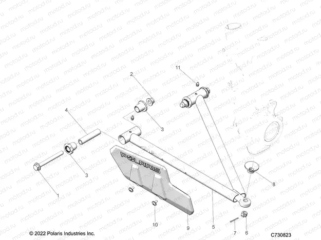 SUSPENSION | SUSPENSION, A-ARM and STRUT MOUNTING - R23MAE57DX (C730823)
