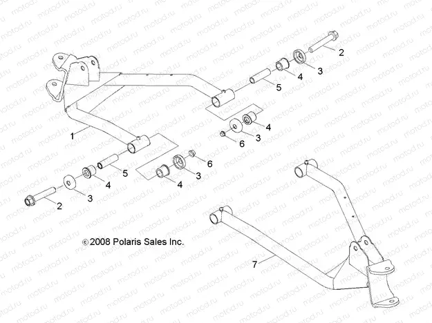 SUSPENSION | SUSPENSION, CONTROL ARM, FRONT - R11VA17AA (49RGRAARM09RZR170)