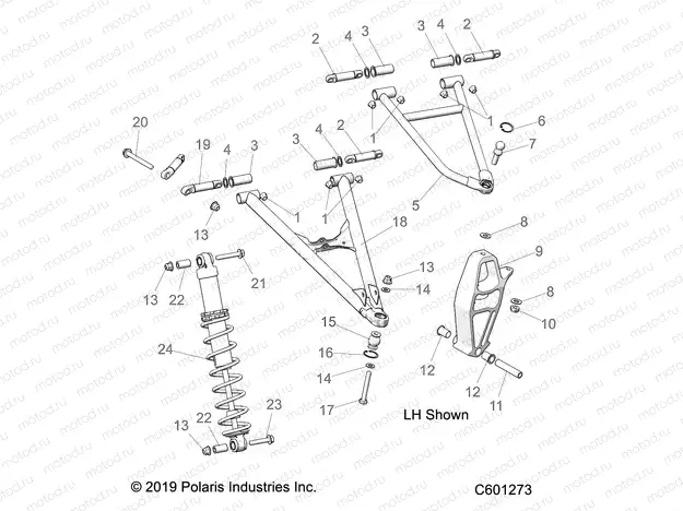 SUSPENSION | SUSPENSION, CONTROL ARMS and SPINDLE - S20EDB6PSL (C601273)