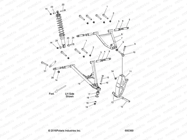 SUSPENSION | SUSPENSION, CONTROL ARMS and SPINDLE - S20EEG6PSL (600360)