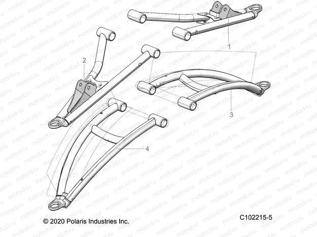 SUSPENSION | SUSPENSION, FRONT A-ARMS - A20SXM95AL/CAL (C102215-5)