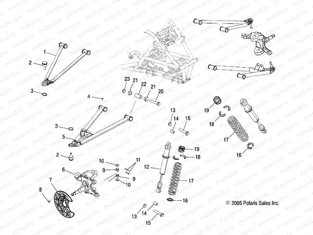 SUSPENSION | SUSPENSION, FRONT - A06GP50AA (4999201899920189B04)