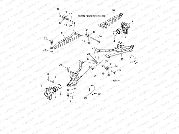 SUSPENSION | SUSPENSION, FRONT - A18DCE87BB (100837)