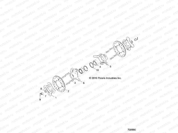 SUSPENSION | SUSPENSION, FRONT CARRIER AND HUB - Z18VFE92NB/NU (702134)