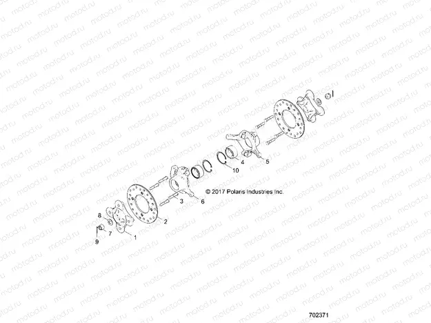 SUSPENSION | SUSPENSION, FRONT CARRIER AND HUB - Z20NAE92AL/AR/BL/BR (702371)
