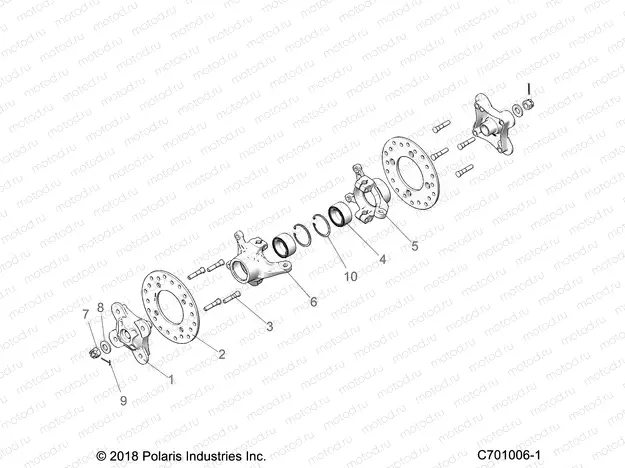 SUSPENSION | SUSPENSION, FRONT CARRIER AND HUB - Z20NAE92KL (C701006-1)