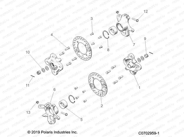 SUSPENSION | SUSPENSION, FRONT CARRIER - D20BBP99A4/B4/FP99A4 (C0702959-1)