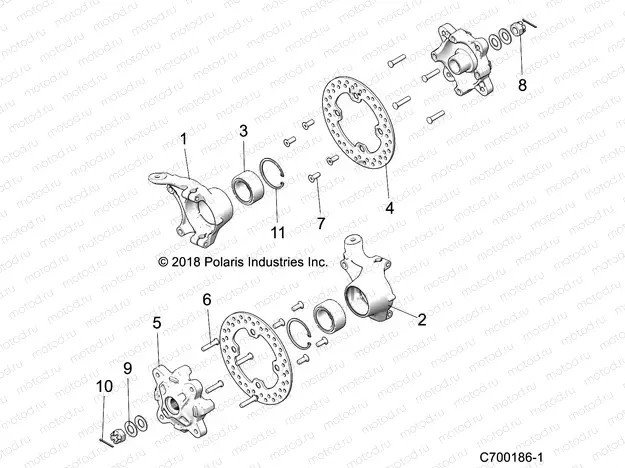 SUSPENSION | SUSPENSION, FRONT CARRIER - Z20CHA57A2/E57AM (C700186-1)