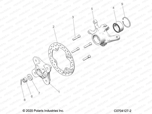 SUSPENSION | SUSPENSION, FRONT CARRIER- Z22NAS99CZ (C0704127-2)