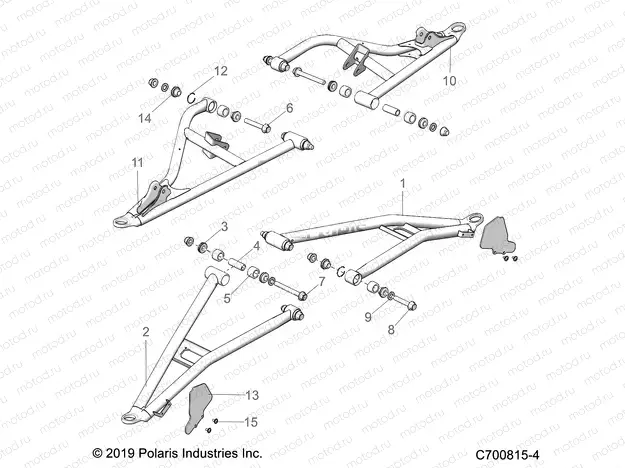 SUSPENSION | SUSPENSION, FRONT CONTROL ARMS - G20GXJ99AP/AG (C700815-4)