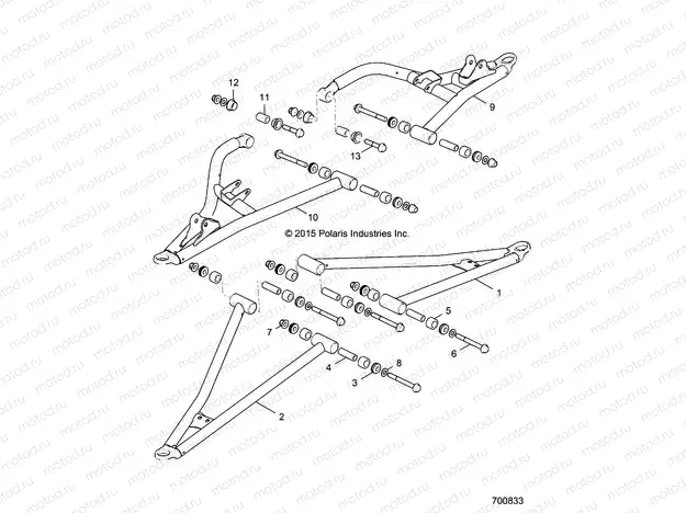 SUSPENSION | SUSPENSION, FRONT CONTROL ARMS - R16RGE99A7/AE/AV (700833)