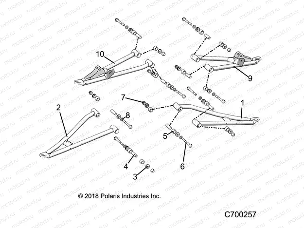 SUSPENSION | SUSPENSION, FRONT CONTROL ARMS - R19RRB99/A/B (C700257)