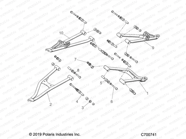 SUSPENSION | SUSPENSION, FRONT CONTROL ARMS - R20RSB99/A/B (C700741)
