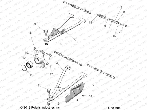 SUSPENSION | SUSPENSION, FRONT CONTROL ARMS - R22T6E99A9/AG/AN/B9/BG/BN (C700606)