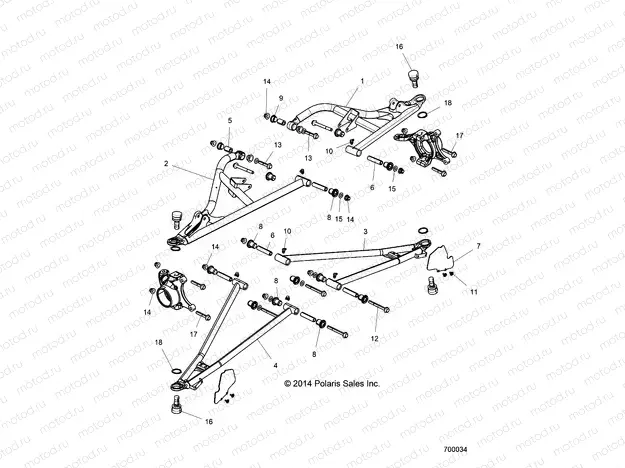SUSPENSION | SUSPENSION, FRONT CONTROL ARMS - Z16VDE92NH/NW (700034)