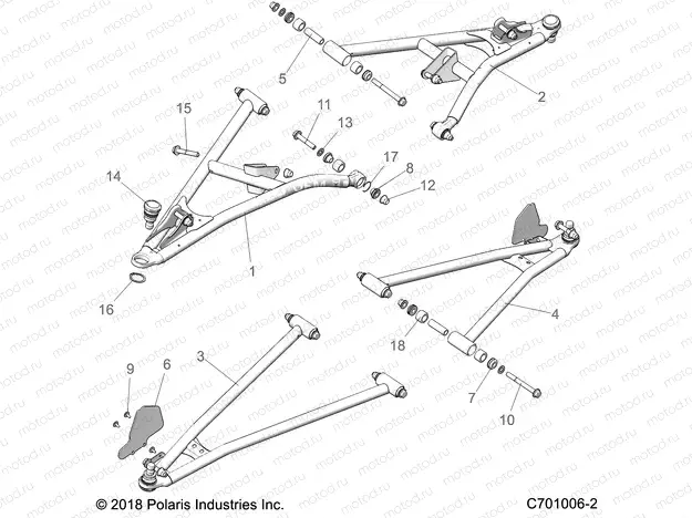 SUSPENSION | SUSPENSION, FRONT CONTROL ARMS - Z20NAE92KL (C701006-2)