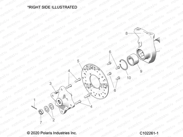 SUSPENSION | SUSPENSION, FRONT HUB, CARRIER, and BRAKE DISC - A22SJE57AX/BX (C102261-1)