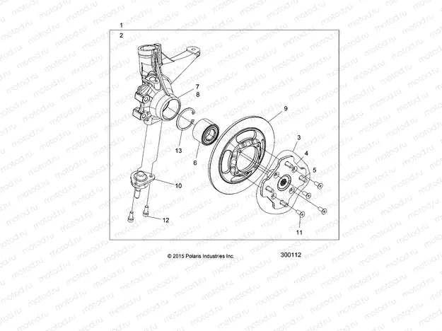 SUSPENSION | SUSPENSION, FRONT HUBSTRUTS - L20G2AGALA/DGALA/4AGALA/EA/6AGALA