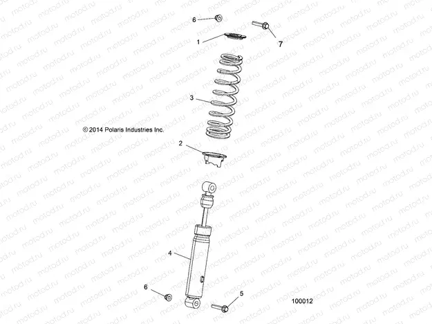 SUSPENSION | SUSPENSION, FRONT SHOCK - A15SHD57AC/E57AS/AM/L57AK (100012)
