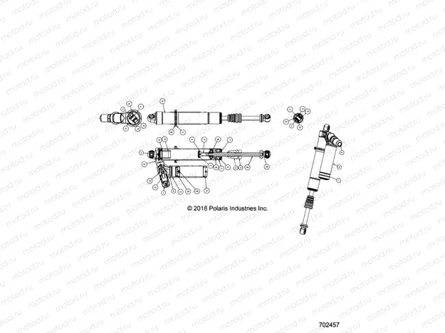 SUSPENSION | SUSPENSION, FRONT SHOCK (FROM 2/12/2018) - Z18VDL92NK (702457)