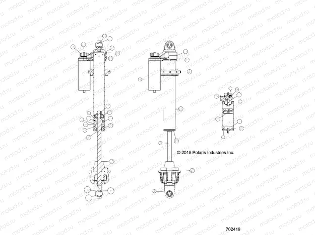 SUSPENSION | SUSPENSION, FRONT SHOCK INTERNALS - Z20NAM99AL (702419)