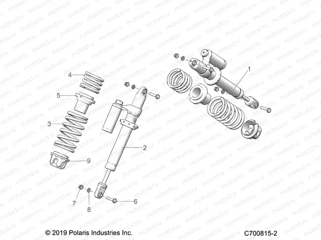 SUSPENSION | SUSPENSION, FRONT SHOCK MOUNTING - G20GMJ99AP/BP/AG (C700815-2)