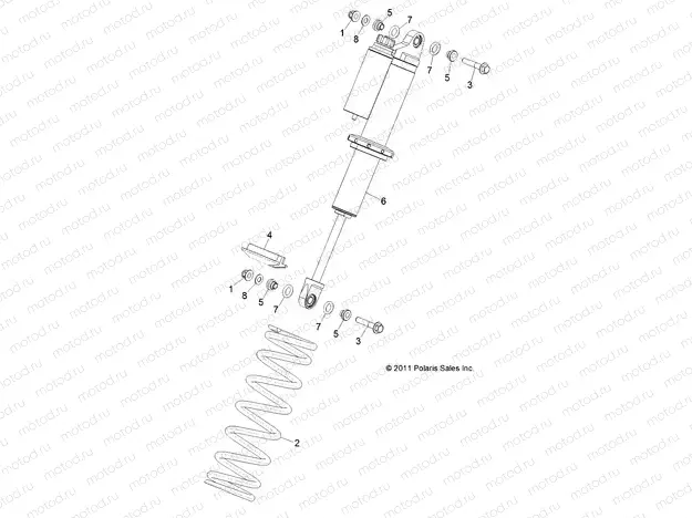 SUSPENSION | SUSPENSION, FRONT SHOCK MOUNTING - R13XT87AA/9EAK (49RGRSHOCKMTG12RZRXP4)