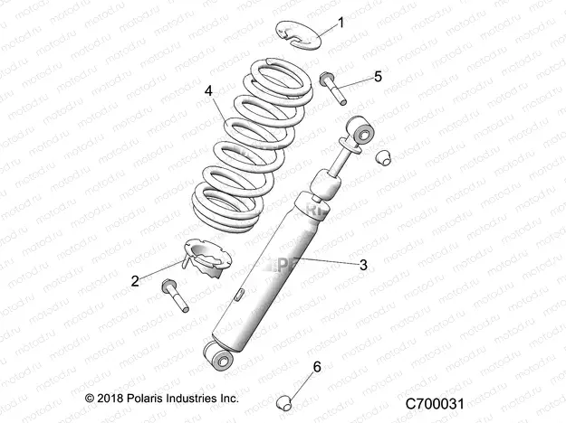 SUSPENSION | SUSPENSION, FRONT SHOCK MOUNTING - R19RSU99A9/AD/B9/BD (C700031)