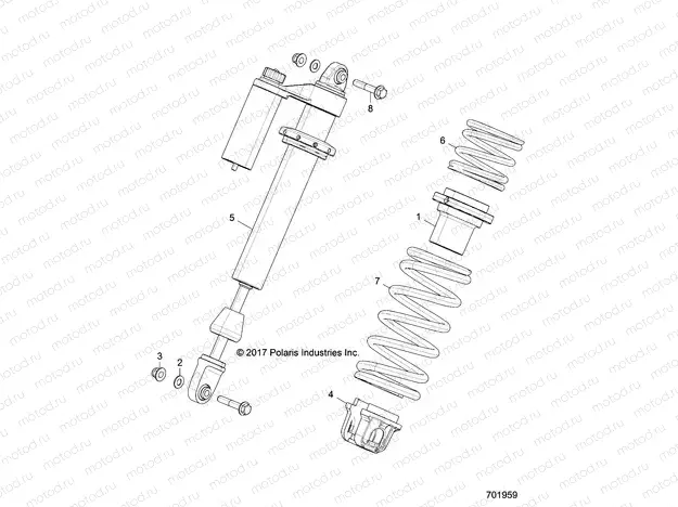 SUSPENSION | SUSPENSION, FRONT SHOCK MOUNTING - Z18VFE92NB/NU (701959)