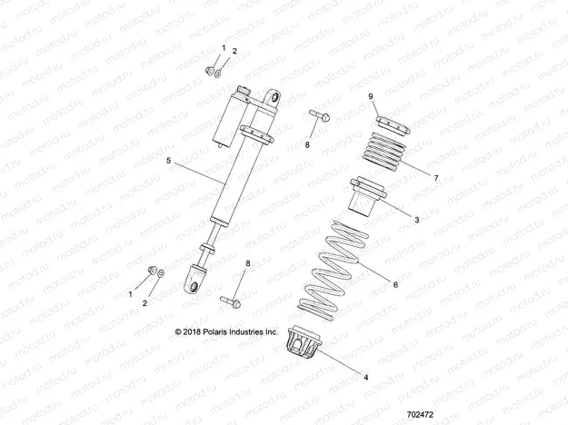 SUSPENSION | SUSPENSION, FRONT SHOCK MOUNTING - Z20N4E99AC/AL/AN/BC/BL/BN/M99AL/K99AF/AK/BF/BK (702472)
