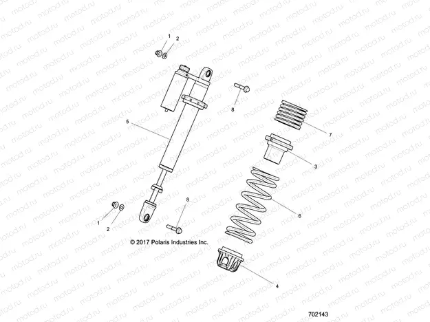 SUSPENSION | SUSPENSION, FRONT SHOCK MOUNTING - Z20N4E99NC (702143)