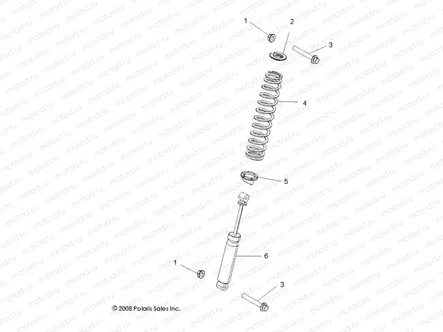 SUSPENSION | SUSPENSION, FRONT SHOCK - R16RVAD1A1 (49RGRSHOCKMTG151KDSL)