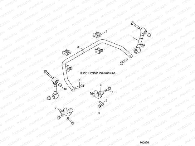 SUSPENSION | SUSPENSION, FRONT STABILIZER BAR- R16RGE99A7/AE/AV (700836)