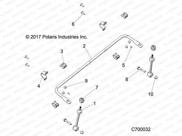 SUSPENSION | SUSPENSION, FRONT STABILIZER BAR- R19RSU99A9/AD/B9/BD (C700032)