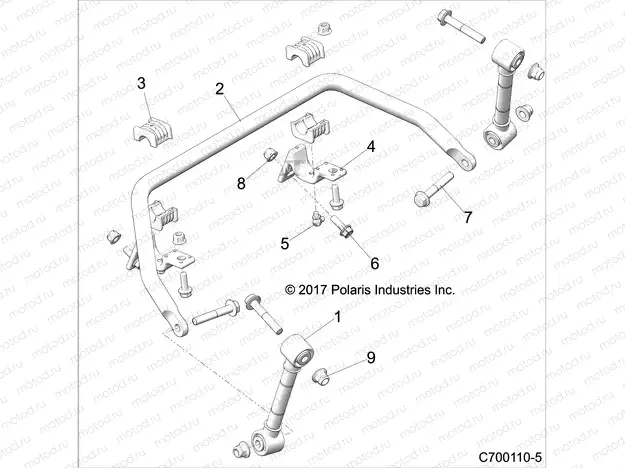 SUSPENSION | SUSPENSION, FRONT STABILIZER BAR- Z20S1E99NG (C700110-5)