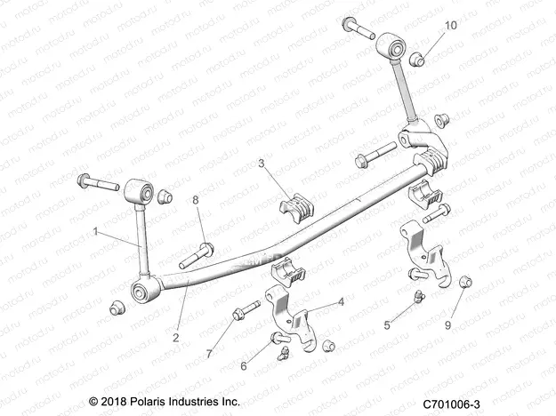 SUSPENSION | SUSPENSION, FRONT STABILIZER BAR- Z23NAV99A/99B (C701006-3)