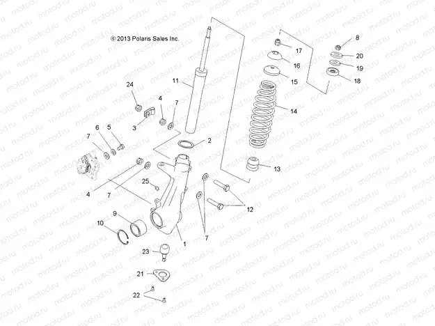 SUSPENSION | SUSPENSION, FRONT STRUT - A17SES57C1/C2/C7/CL/E1/E2/E7/EL/SET57C1/C2/E1/E2
