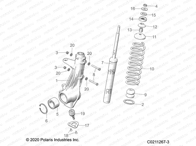 SUSPENSION | SUSPENSION, FRONT STRUT - A21SEE57A1/A3/A5/A7/A9/B1/B3/B5/B7/B9 (C0211267-3)