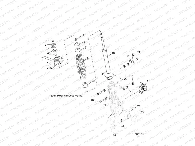 SUSPENSION | SUSPENSION, FRONT STRUT - L20U2NAFLA (300131)