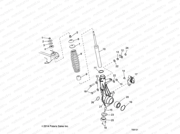 SUSPENSION | SUSPENSION, FRONT STRUT - R15RMA32FA (700131)