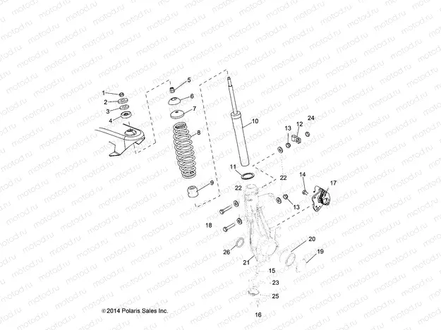 SUSPENSION | SUSPENSION, FRONT STRUT - R15RMA57AA/AR/AZ/AC/LA/H57AR (49RGRSUSPFRT14570)