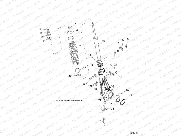 SUSPENSION | SUSPENSION, FRONT STRUT - R20MAA50B1/B7 (701787)
