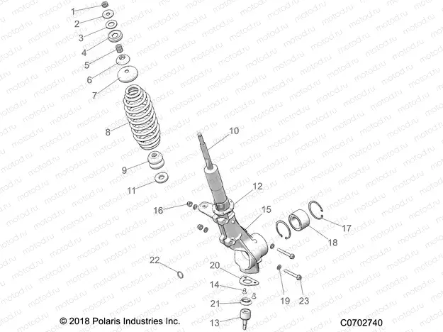SUSPENSION | SUSPENSION, FRONT STRUT - R20MAA57K1 (C0702740)
