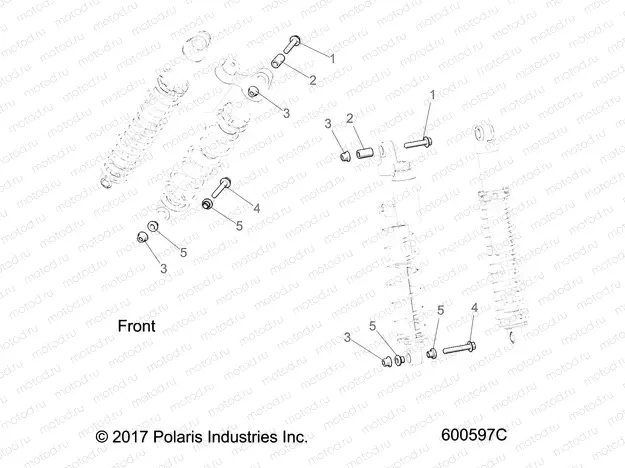 SUSPENSION | SUSPENSION, IFS SHOCKS MNTG. - S21FJB8/FJE8/FJP8 ALL OPTIONS (600597C)