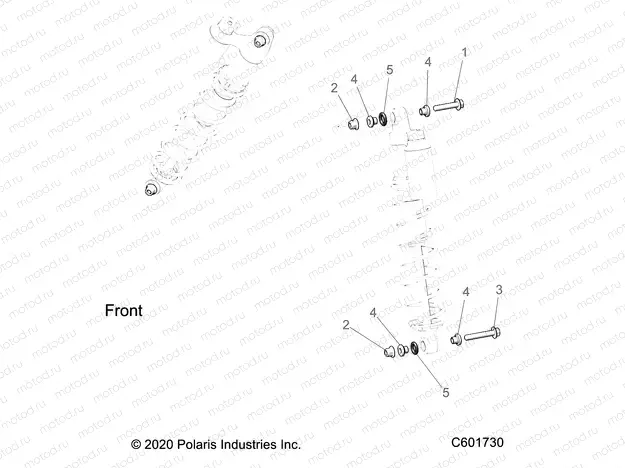 SUSPENSION | SUSPENSION, IFS SHOCKS MNTG. - S22TKL8RS/8RE ALL OPTIONS (C601730)