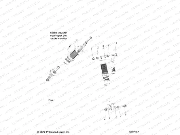 SUSPENSION | SUSPENSION, IFS SHOCKS MNTG. - S23TDL6KSA (C602232)
