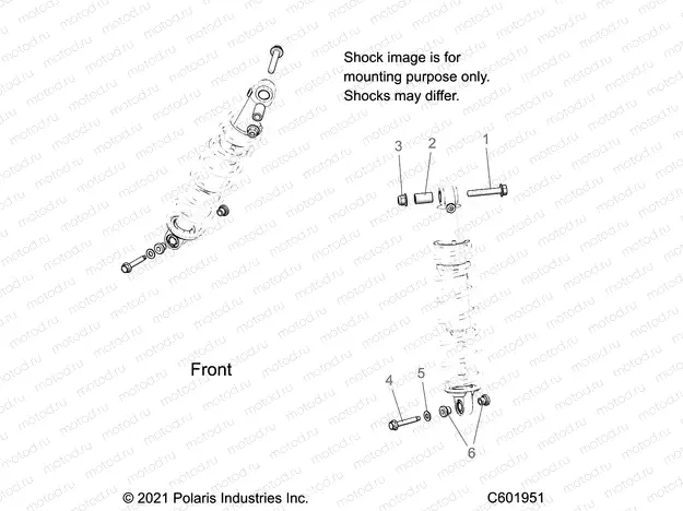 SUSPENSION | SUSPENSION, IFS SHOCKS MNTG. - S23TFK8RS (C601951)