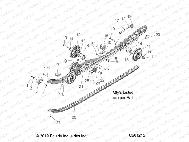 SUSPENSION | SUSPENSION, RAIL MOUNTING - S20EEG6PSL (C601215)